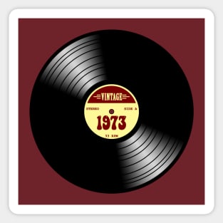 Vintage Vinyl 1973 Sticker